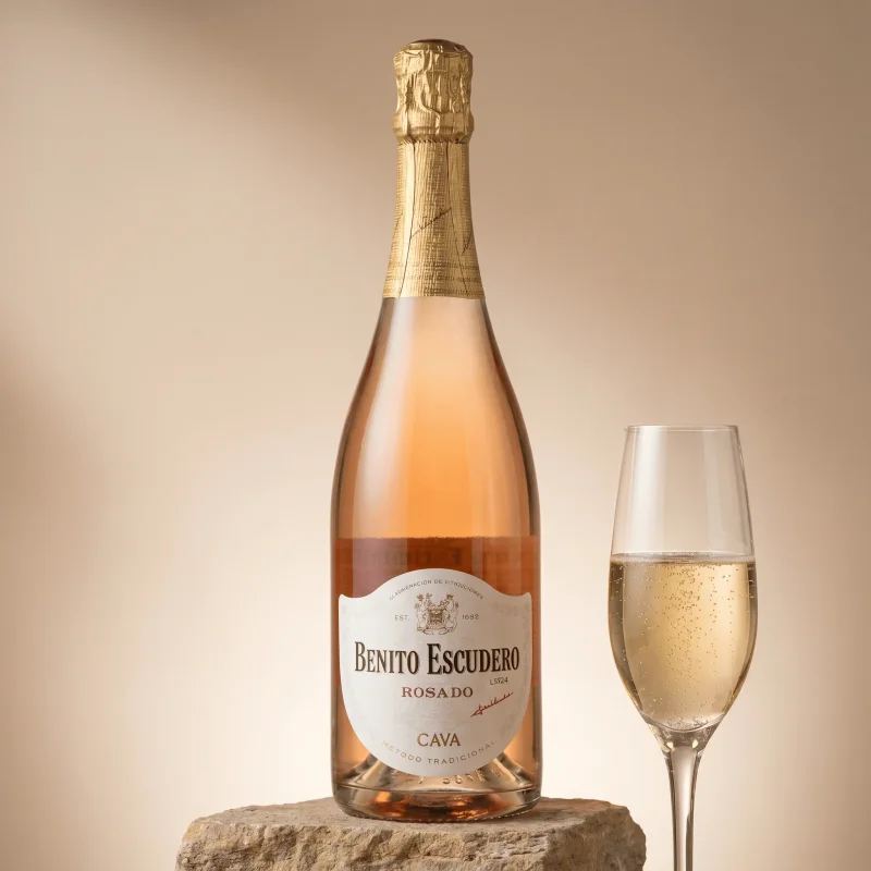 Bodegas Escudero Cava Benito Rosado SEMI SECO Rioja