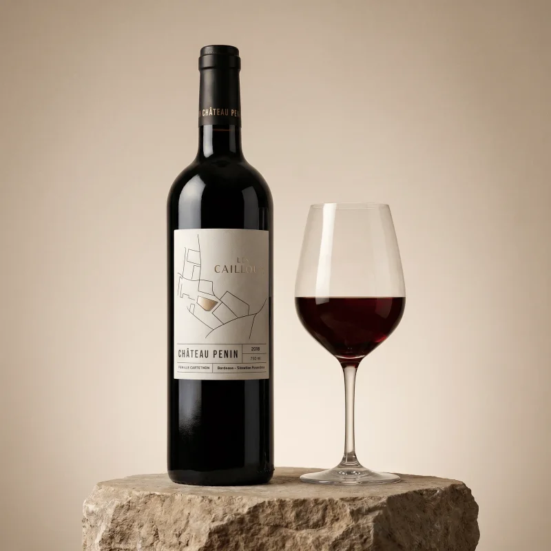 Château Penin Les Cailloux rouge Bordeaux Supérieur AOC 2018
