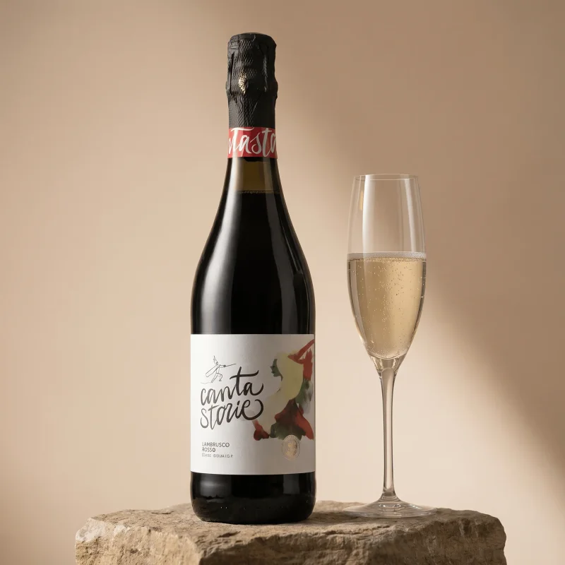 Lambrusco Cantastorie Rosso Dolce IGP frizzante Casali